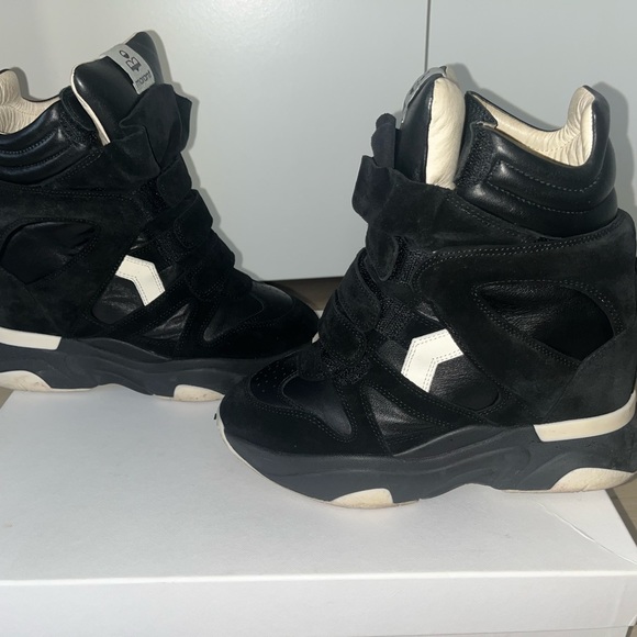 COPY - Isabel Marant Wedges Sneaker Black - Picture 4 of 7